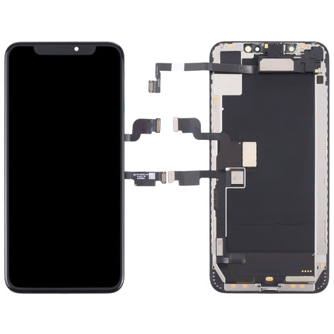 Schermo LCD e digitalizzatore assemblato completo con cavo flessibile per altoparlante e auricolare per iPhone XS Max, For iPhone XS Max()