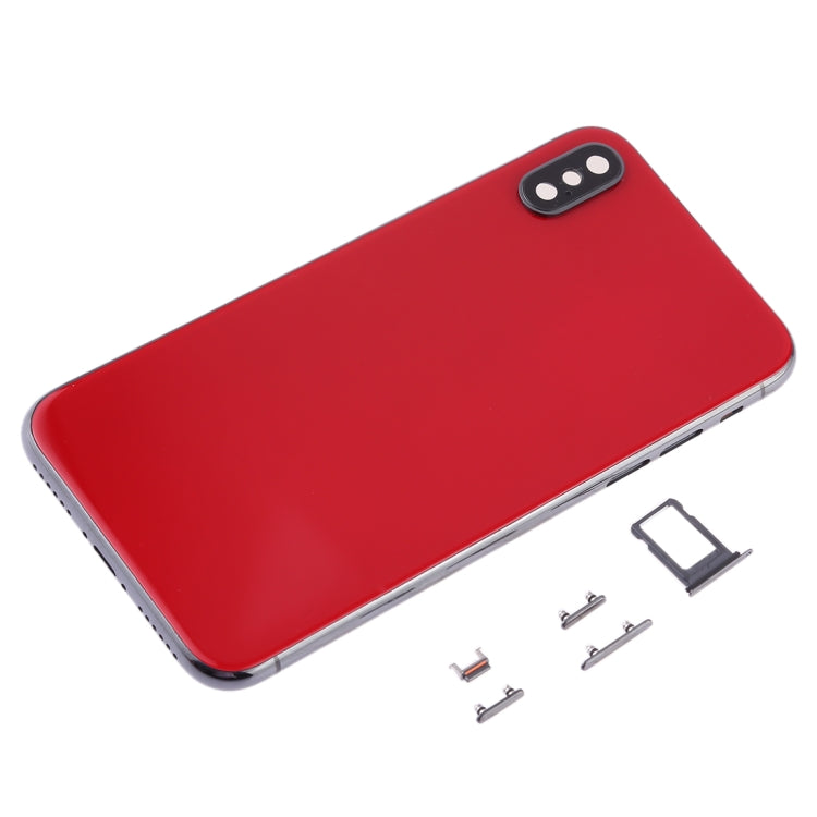 Battery Back Cover with Camera Lens Frame & SIM Card Tray & Side Keys for iPhone XS Max, For iPhone XS Max, For iPhone XS Max (Camera Lens+Side Keys)   ...