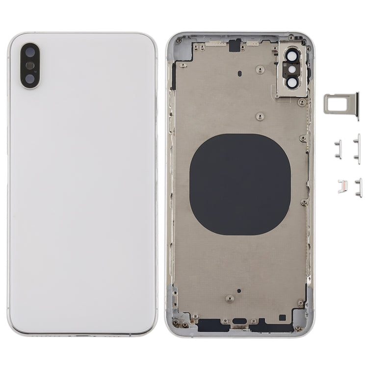 Battery Back Cover with Camera Lens Frame & SIM Card Tray & Side Keys for iPhone XS Max, For iPhone XS Max, For iPhone XS Max (Camera Lens+Side Keys)   ...