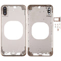 Transparent Battery Back Cover with Camera Lens Frame & SIM Card Tray & Side Keys for iPhone XS Max, For iPhone XS Max(Transparent)                     ...