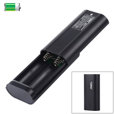 Batterie de secours TOMO P2 USB Smart 2 avec indicateur lumineux pour batterie à ions lithium 18650, TOMO P2