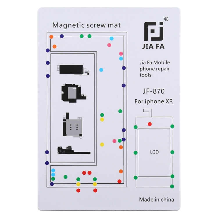 Magnetic Screw Board for iPhone XR Repair - JIAFA JF-870