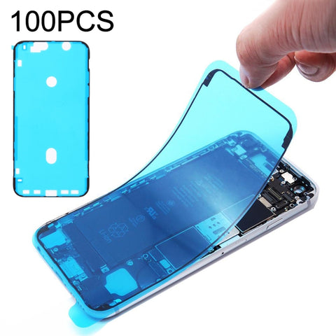 100 adesivi adesivi impermeabili con cornice LCD per iPhone XR, 100 PCS for iPhone XR