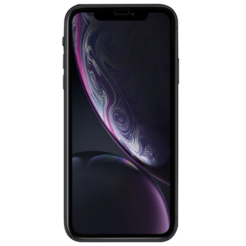 Per iPhone 11 / XR Pellicola in vetro temperato a schermo intero con stampa in seta a colla completa, For XR (1 PCS) Black