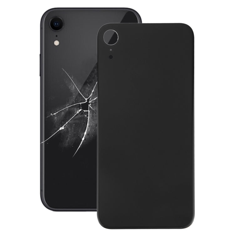 iPhone XR Camera Hole Glass Back Battery Cover with Adhesive