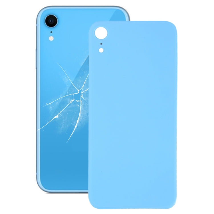 iPhone XR Camera Hole Glass Back Battery Cover with Adhesive