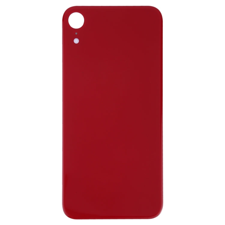 iPhone XR Camera Hole Glass Back Battery Cover with Adhesive