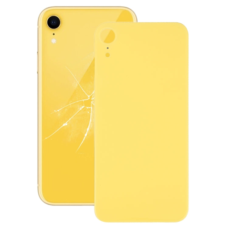 iPhone XR Camera Hole Glass Back Battery Cover with Adhesive
