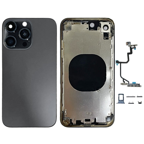 Cover posteriore con imitazione dell'aspetto dell'iP15 Pro per iPhone XR, For iPXR to iP15 Pro