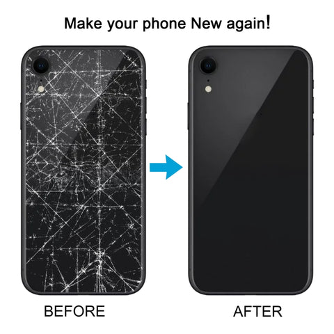 Cover posteriore con imitazione dell'aspetto dell'iP15 Pro per iPhone XR, For iPXR to iP15 Pro