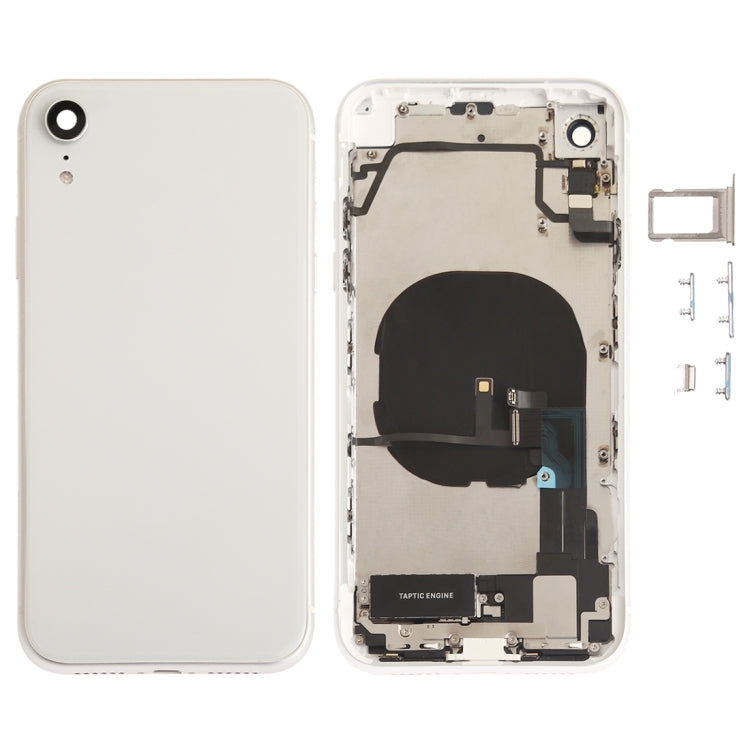 Battery Back Cover Assembly (with Side Keys & Speaker Ringer Buzzer & Motor & Camera Lens & Card Tray & Power Button + Volume Button + Charging Port + S...