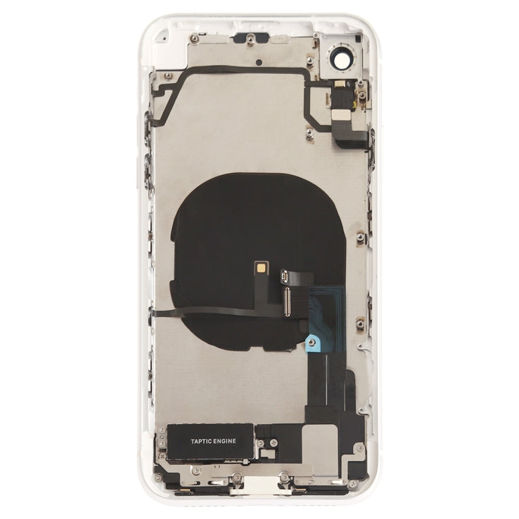 Battery Back Cover Assembly (with Side Keys & Speaker Ringer Buzzer & Motor & Camera Lens & Card Tray & Power Button + Volume Button + Charging Port + S...