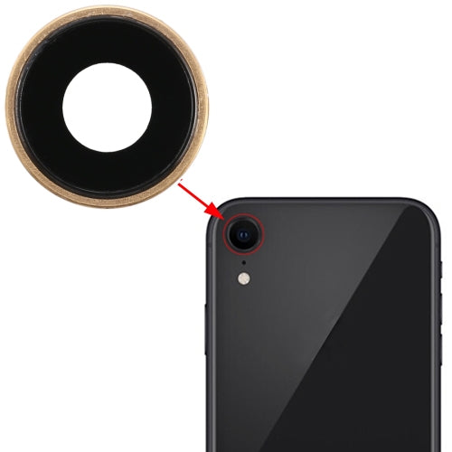 iPhone XR Back Camera Bezel with Lens Cover - Rose Gold
