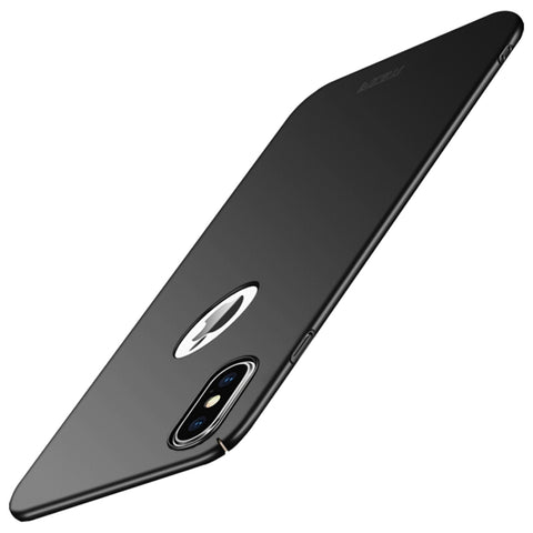 Per iPhone XS MOFI Custodia ultrasottile a copertura totale per PC satinato, For iPhone XS With Round Hole, For iPhone XS
