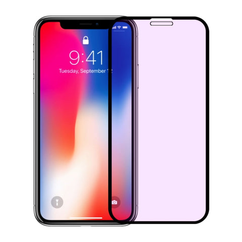 Per iPhone 11 Pro / XS / X Pellicola in vetro temperato a raggi viola antigraffio 9H 10D a schermo intero, iPhone XS / X