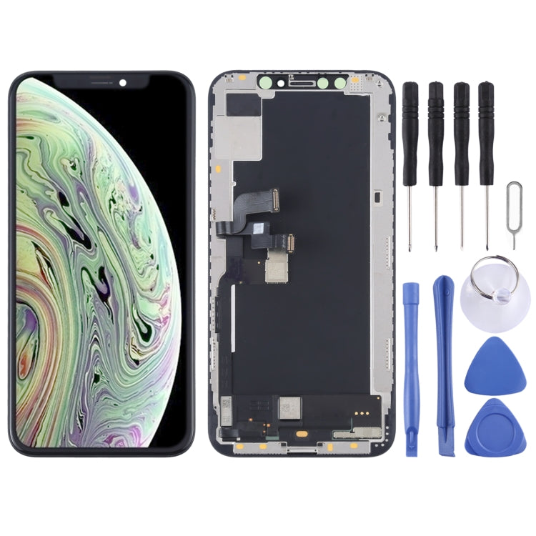 Schermo LCD in materiale OLED e digitalizzatore assemblaggio completo per iPhone XS, For iPhone XS ()