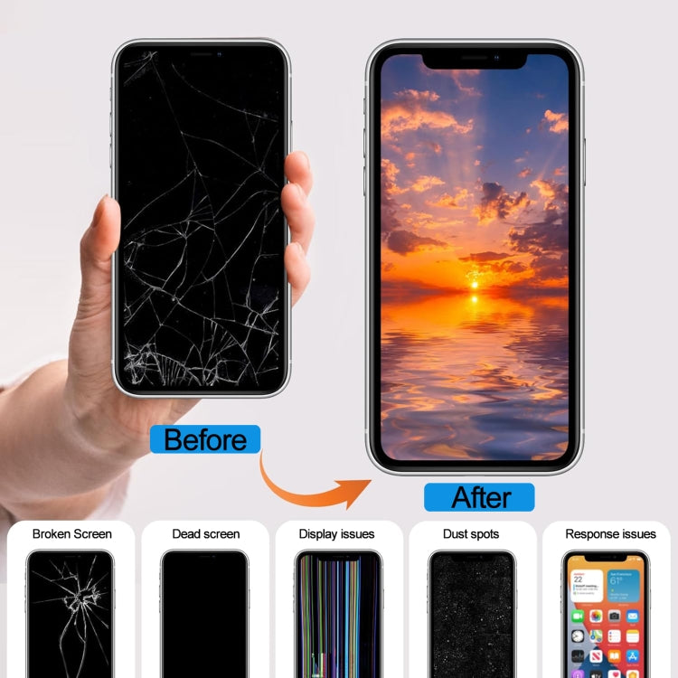 Schermo LCD in materiale OLED e digitalizzatore assemblaggio completo per iPhone XS, For iPhone XS ()