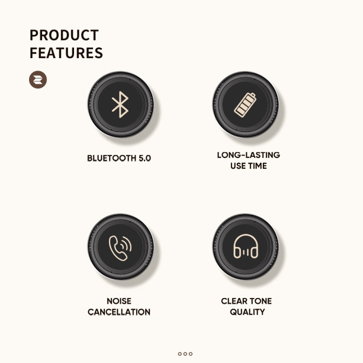 ROCK Space O2 HiFi Bluetooth 5.0 Wireless Headphones with
