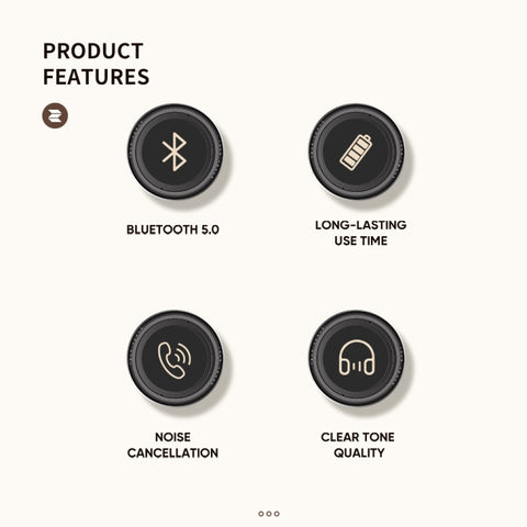 Écouteur sans fil ROCK Space O2 HiFi Bluetooth 5.0 avec micro, prise en charge de la fiche TF, Space O2