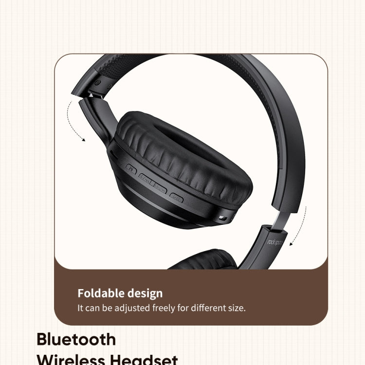 ROCK Space O2 HiFi Bluetooth 5.0 Wireless Headphones with