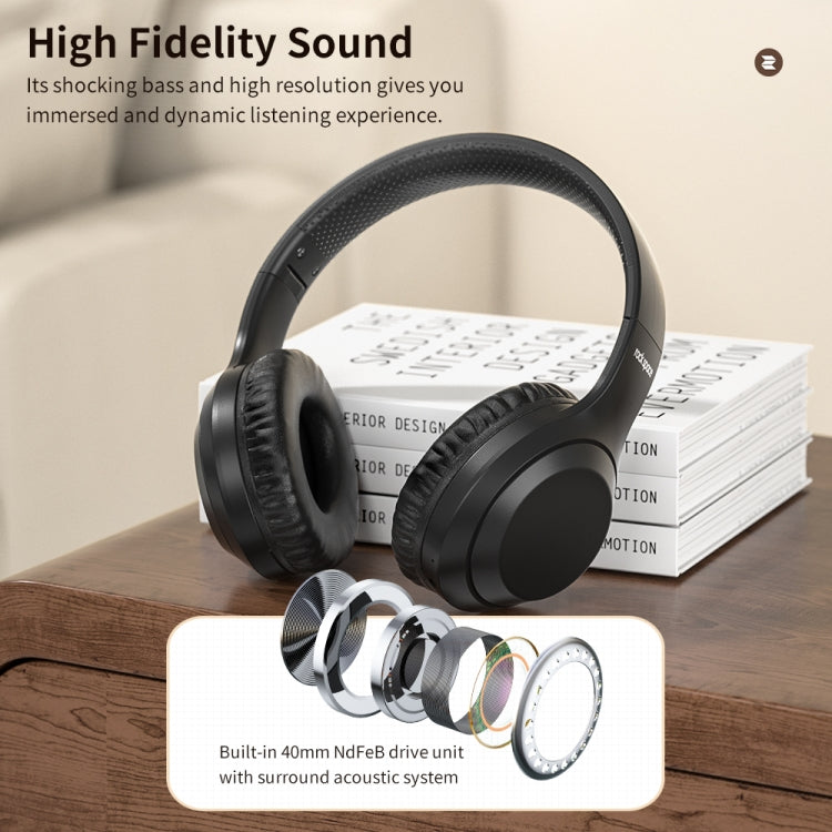ROCK Space O2 HiFi Bluetooth 5.0 Wireless Headphones with