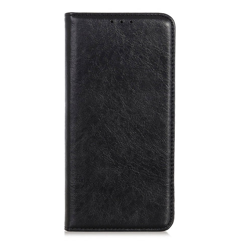 Per iPhone X / XS Custodia magnetica in pelle con vibrazione orizzontale retrò con texture Crazy Horse con supporto, slot per carte e portafoglio, iPhone X / XS