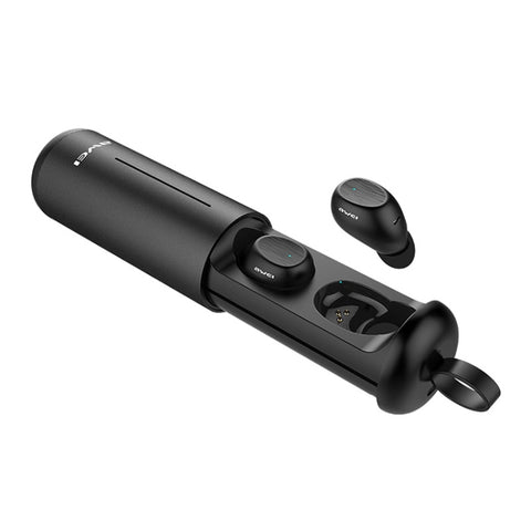 Auricolari Awei T55 TWS Bluetooth 5.0 Wireless Sportivi con custodia di ricarica portatile
