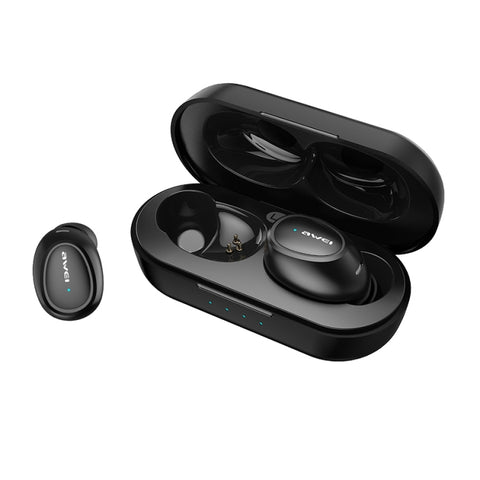 Awei T16 TWS Bluetooth V5.0 Ture Auricolare sportivo wireless con custodia di ricarica
