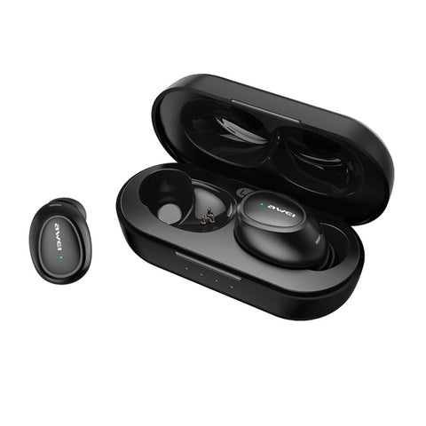 Awei T16 TWS Bluetooth V5.0 Ture Auricolare sportivo wireless con custodia di ricarica