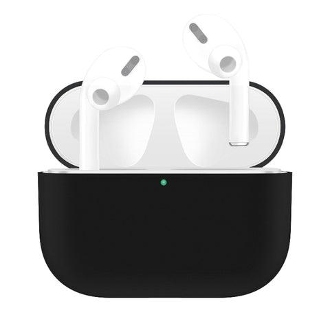 Per custodia protettiva per auricolari in silicone tinta unita AirPods Pro, Red, Black, Baby Blue, Coffee, White, Dark Blue, Yellow, Pink, Green, Grey, Light Pink, Watermelon Red, Light Purple, Purple