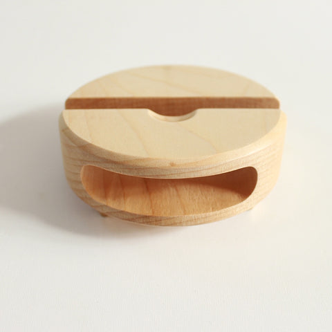 Supporto creativo per staffa per telefono cellulare in legno