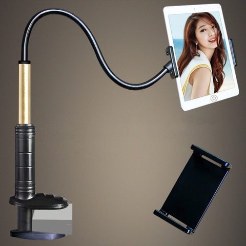 Staffa pigra a rotazione libera in lega di alluminio-magnesio Supporto universale per tablet PC per telefoni cellulari, adatto per telefoni cellulari/tablet PC da 4-12,9 pollici, lunghezza: 1,2 m, 1.2m