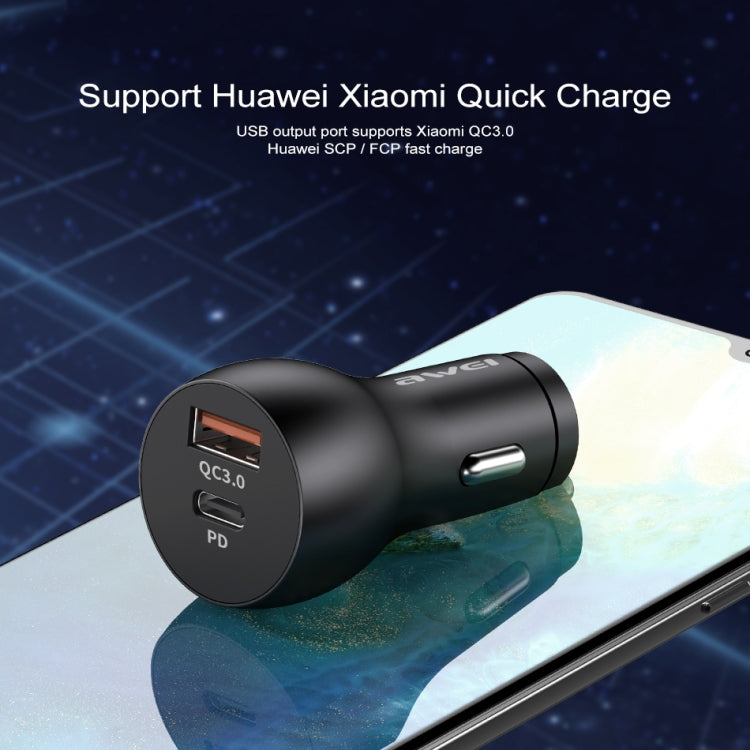 caricabatteria-da-auto-awei-c-822-18w-pd-8-pin-18w-qc-3-0-interfaccia-usb-c-822 - immagine 6