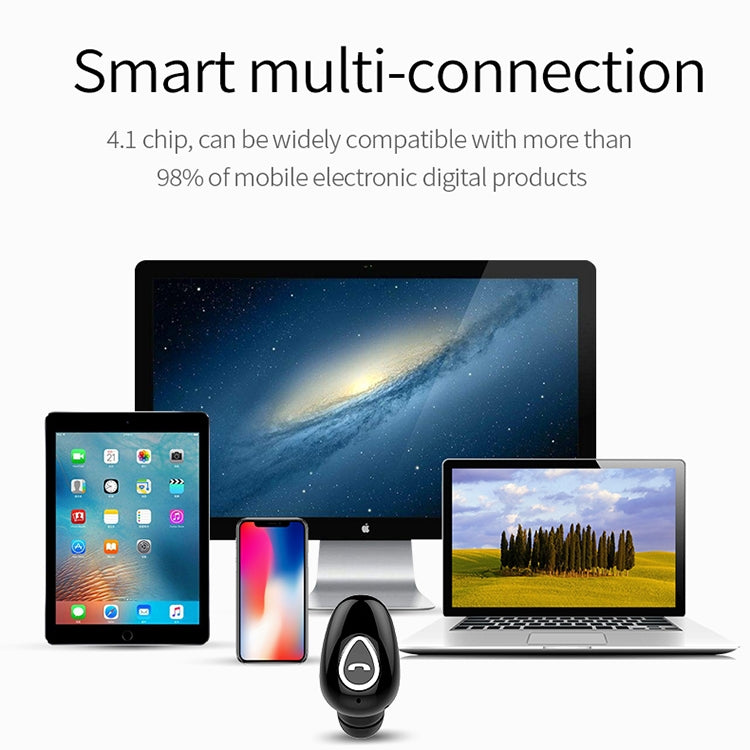 YX01 Auricolare Bluetooth wireless Bluetooth 4.1 resistente al sudore, supporta la connessione di memoria e le chiamate HD, Silver, White, Black, Flesh Color, Rose Gold