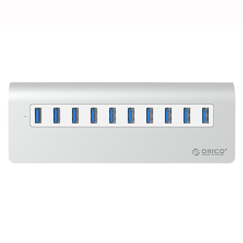HUB ORICO M3H10-U3-V2 en alliage d'aluminium 10 portes USB 3.0, M3H10-U3-V2