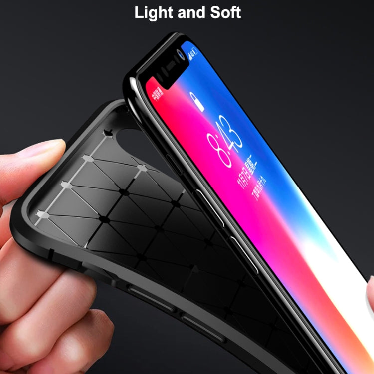 Beetle Shape Carbon Fiber Shockproof Case for iPhone X/XS