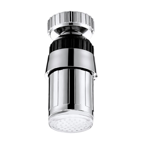 SDF-B6 1 LED Sensore di temperatura ABS Doccia a bagliore d'acqua con luce del rubinetto LED a 3 colori, Dimensioni: 58 x 24 mm, Interfaccia: 22 mm (Argento), SDF-B6 3-color