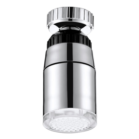 SDF-B9 1 LED Sensore di temperatura ABS Doccia a bagliore d'acqua con luce LED a 3 colori, Dimensioni: 58 x 28 mm, Interfaccia: 22 mm (Argento), SDF-B9 3-color