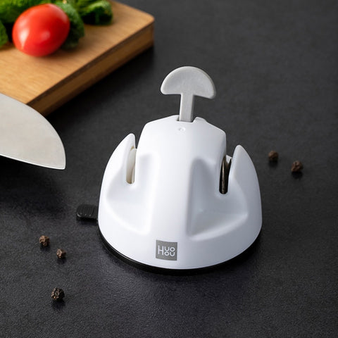 ξ Mysterious Products hu Ohou mini affilacoltelli da cucina a doppia ruota, Double Wheel Knife Sharpener