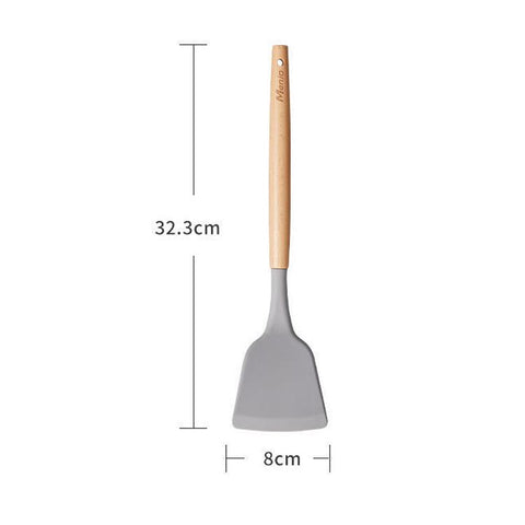 Utensile da cucina con spatola per padella in silicone, paletta da cucina, Fry Shovel