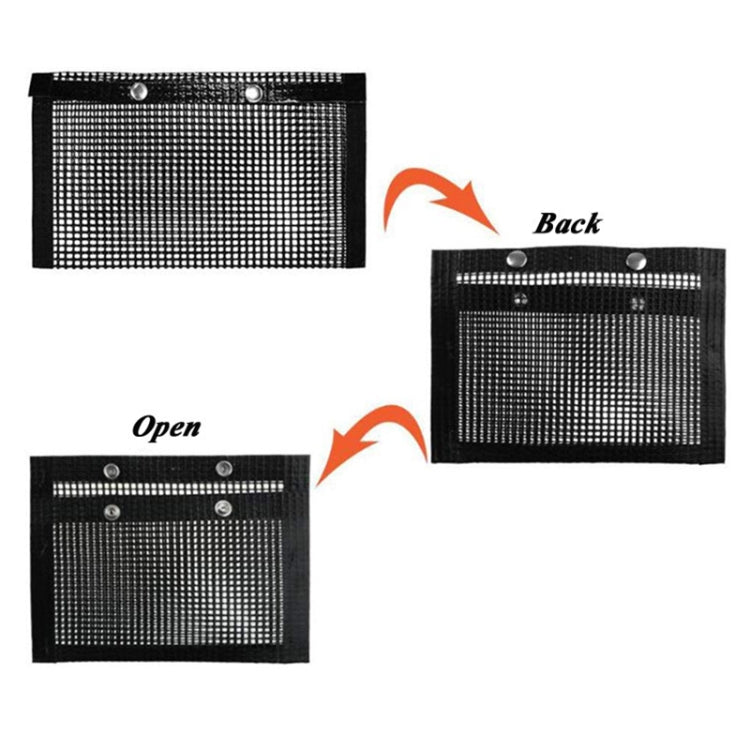 borsa-da-forno-per-barbecue-in-rete-antiaderente-resistente-al-calore-per-barbecue-dimensioni-24-x-14-cm-nero-24-x-14cm-black - immagine 3