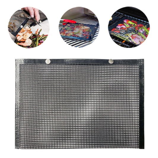 borsa-da-forno-per-barbecue-in-rete-antiaderente-resistente-al-calore-per-barbecue-dimensioni-40-x-27-cm-nero-40-x-27cm-black - immagine 1