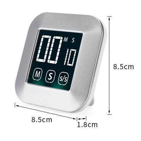 TS-83 Touch Timer Sveglia Cucina Alimenti LCD Schermo grande Conto alla rovescia Promemoria elettronico, TS-83