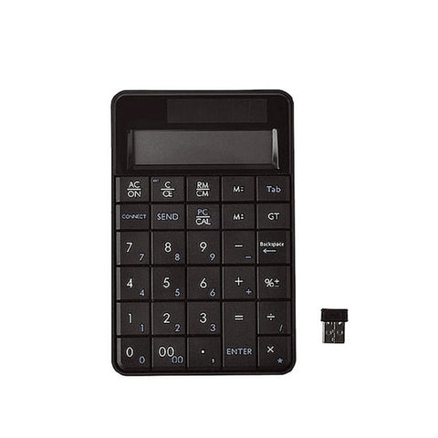 Tastiera Numerica e Calcolatrice Wireless USB 2 in 1 con Display LCD
