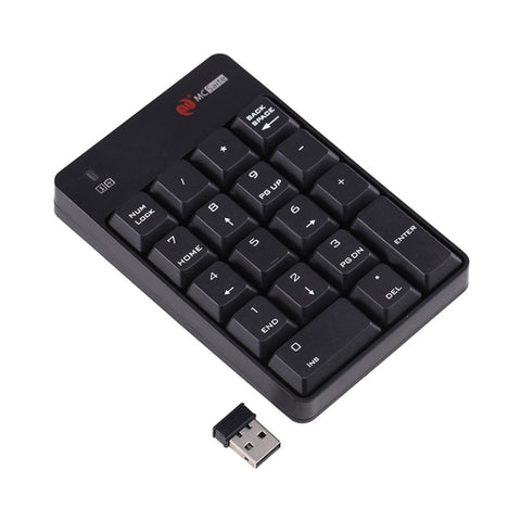 MC Saite SK-51AG Tastiera numérique sans fil USB 2 en 1 2.4G et mini calculatrice pour PC de bureau portable, SK-51AG