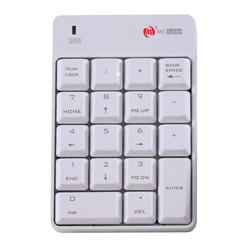 MC Saite SK-51AG Tastiera numérique sans fil USB 2 en 1 2.4G et mini calculatrice pour PC de bureau portable, SK-51AG