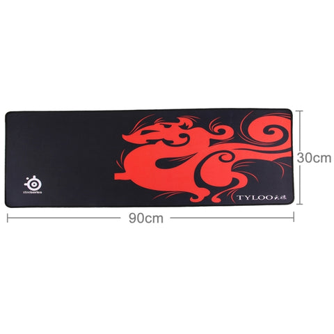 Tappetino per mouse esteso per tastiera da gioco e ufficio Dragon Mantis di grandi dimensioni, dimensioni: 90 cm x 30 cm, Size: 90cm x 30cm