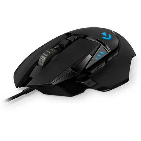 Mouse da Gioco Cablato Logitech G502 HERO, 11 Pulsanti Programmabili, Sensore HERO 25K, Cavo 2,1m