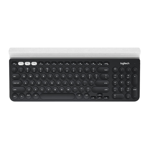 Logitech K780 Tastiera wireless multidispositivo Bluetooth + Unifying Dual Mode con supporto