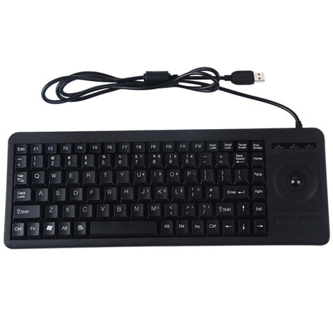 L'interface USB DS-8900 présente des jets d'eau. Caractère d'incision laser Tastiera trackball cablata monopezzo, longueur: 1,5 m, DS-8900 USB